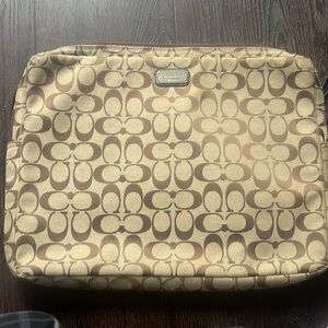 Coach laptop case
